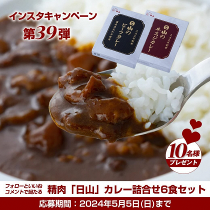 Instagram懸賞】精肉「日山」カレー 詰合せ6食セットを10名様にプレゼント【〆切2024年05月05日】 トレトレストア