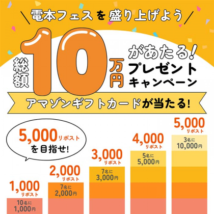 X懸賞(Twitter懸賞)】Amazonギフト券1万円分 5000円分 3000円分 2000円分 1000円分を32名様にプレゼント【〆切2024年02月08日】  幻冬舎 電子書籍